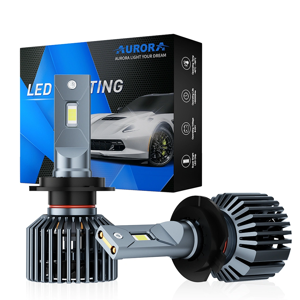 AURORA New Arrival 100W 7200LM Super Bright H4 Led Headlight Bulb H7 H11 Car Led